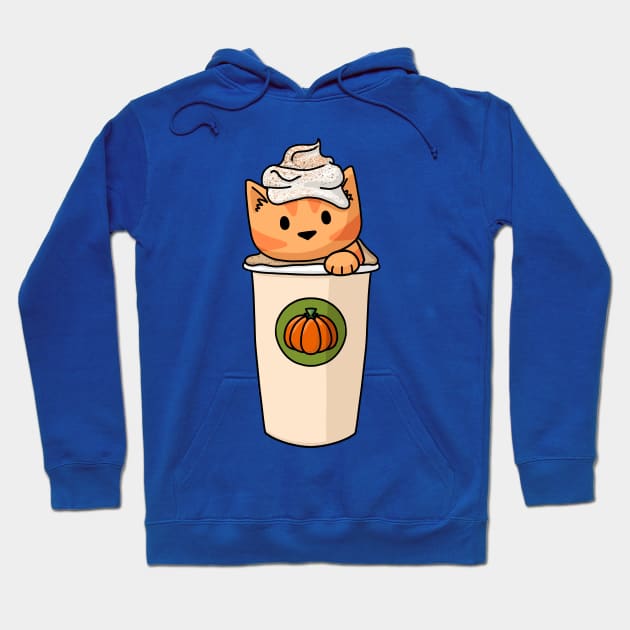 Pumpkin Spice Catte Hoodie by Doodlecats 